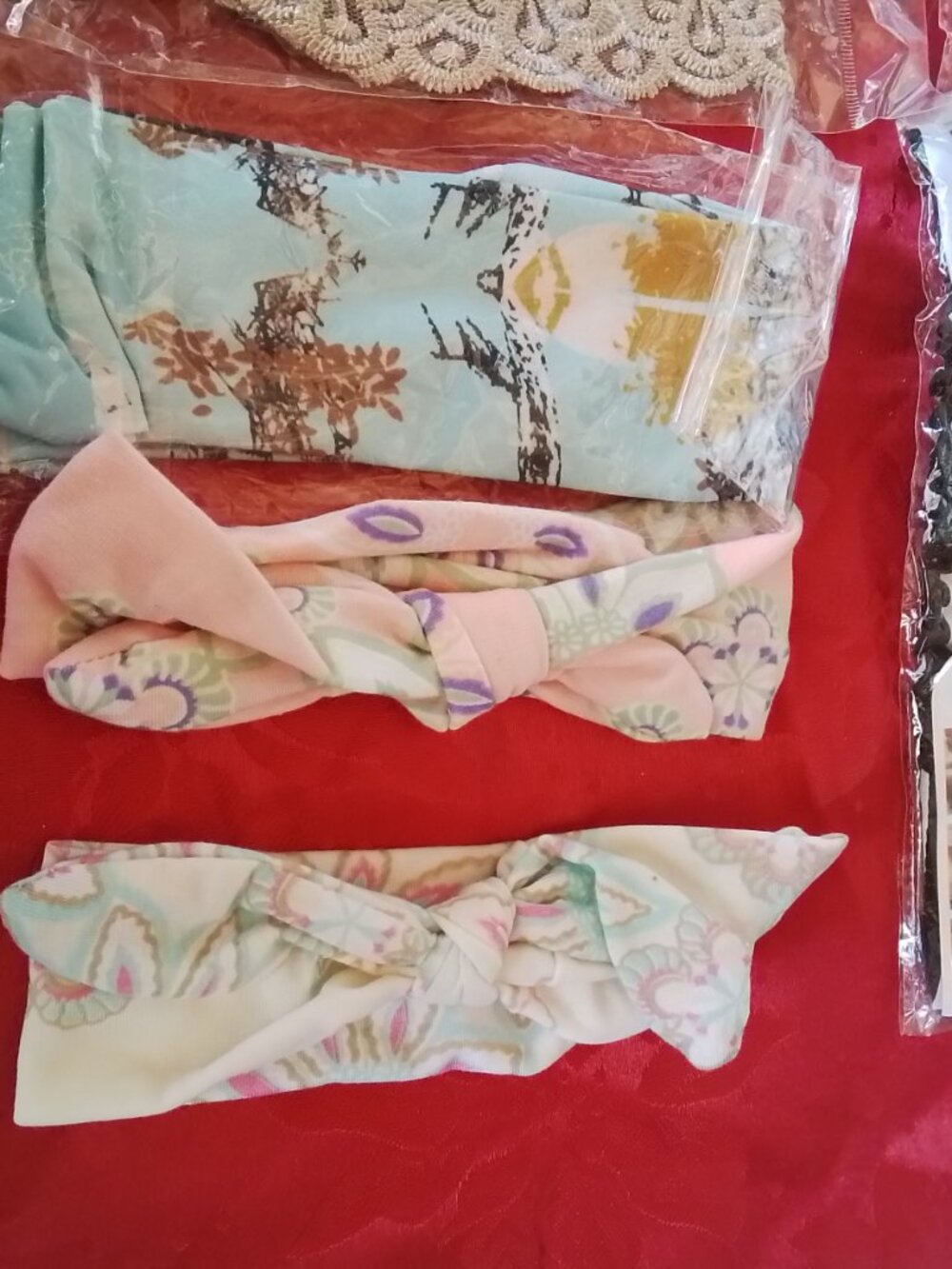 Lot of 9 Cloth Style Headbands NWT